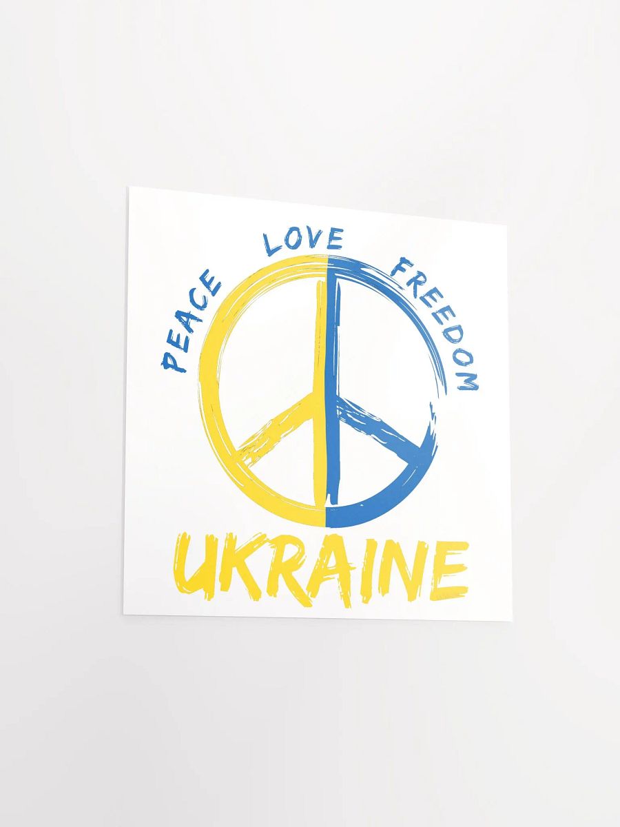 PEACE LOVE FREEDOM UKRAINE product image (11)