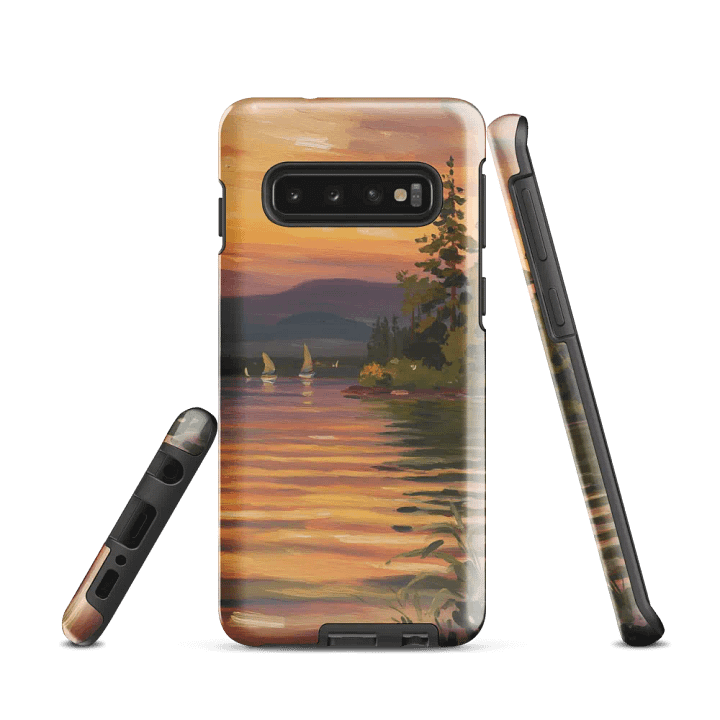 Sunset Lake Sailing, Tough Case for Samsung® product image (2)