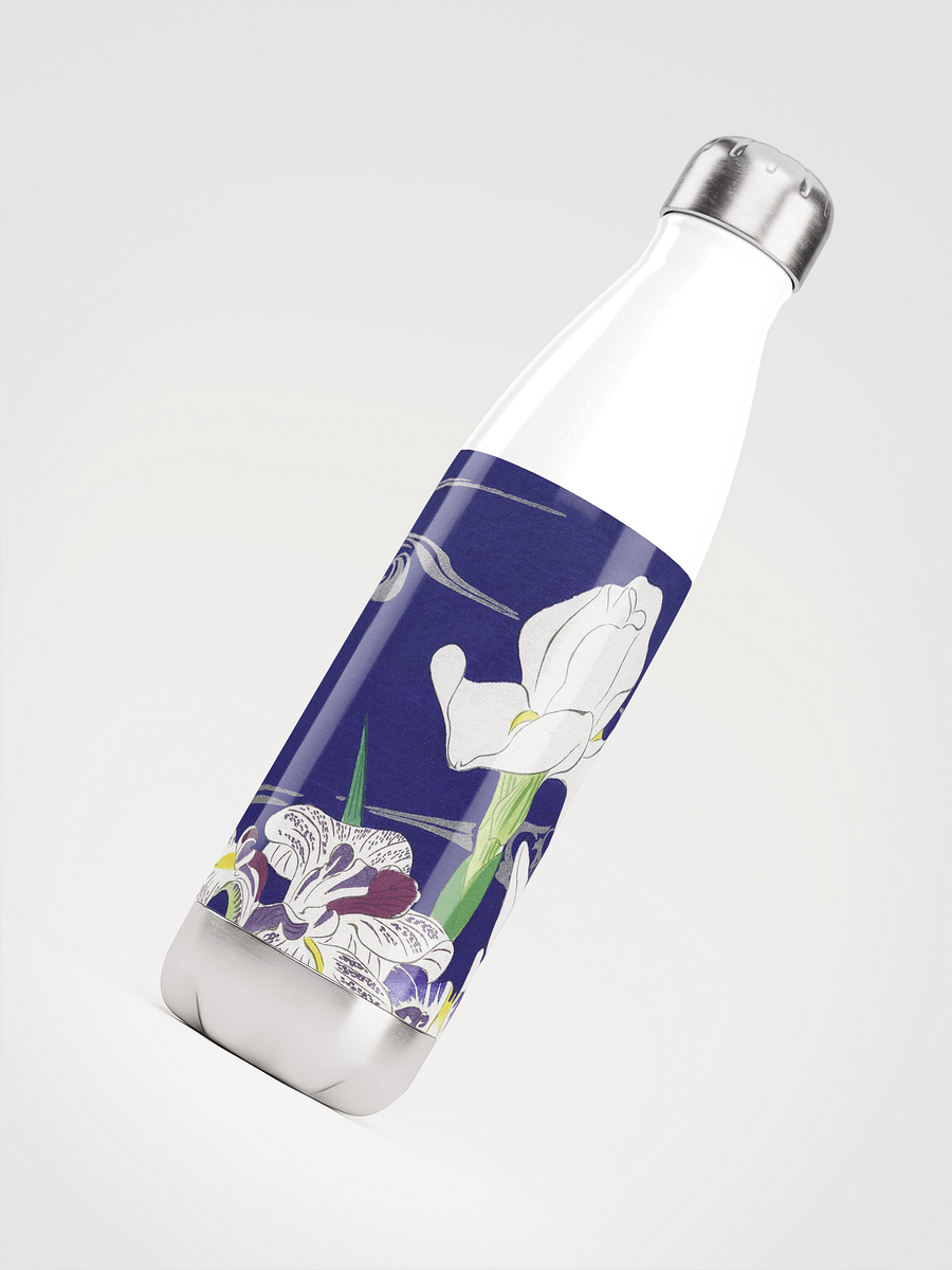Japanese Iris. 17oz. Stainless Steel Water Bottle product image (4)