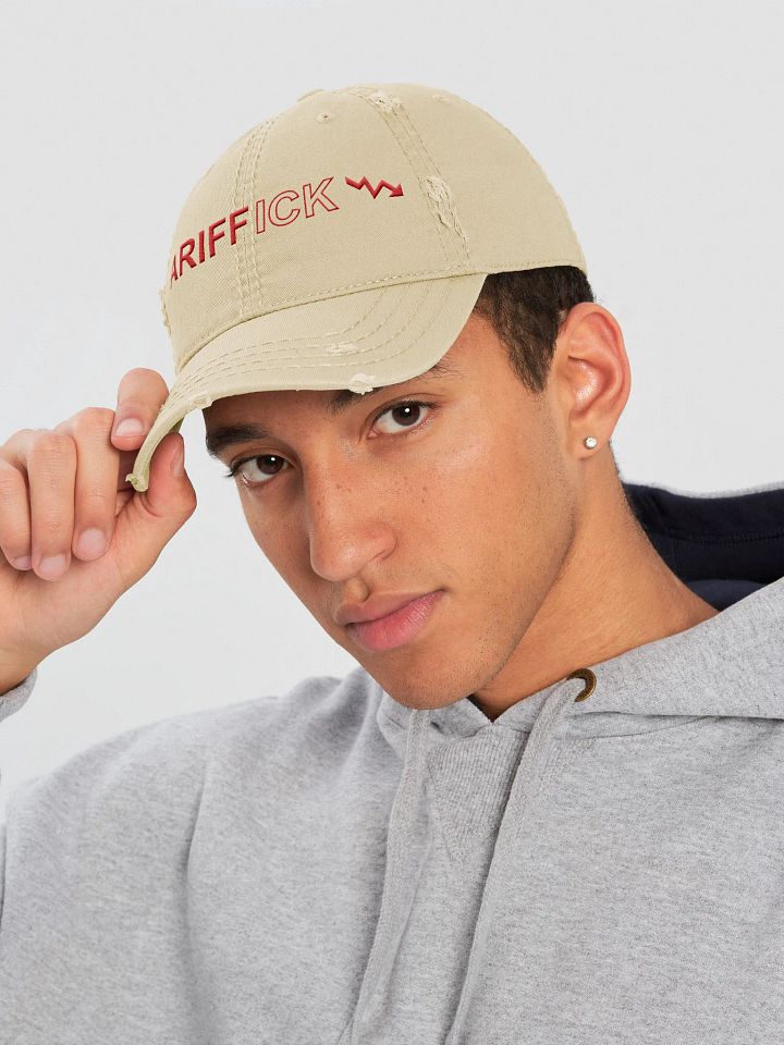 The "TARIFFICK" Distressed Hat product image (1)