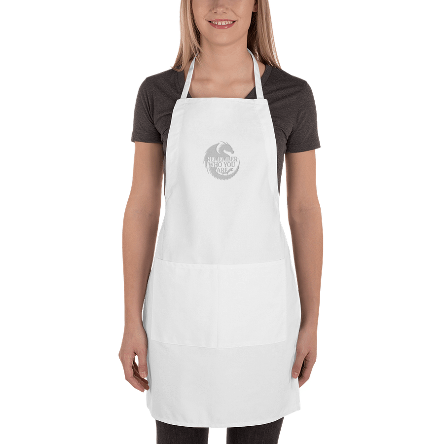❄️ White Dragon Apron – “Remember Who You Are” product image (4)