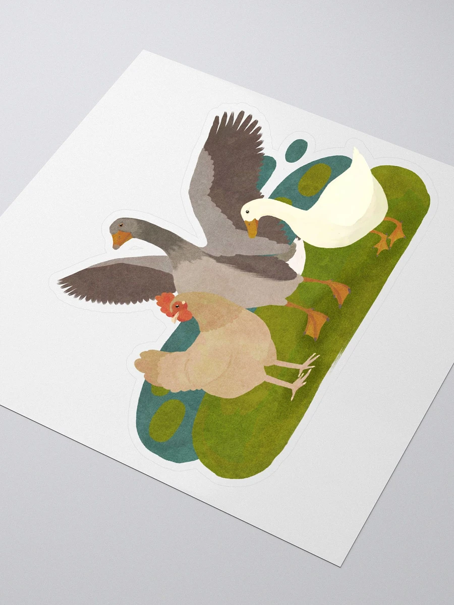 Feathered Trio Sticker product image (3)