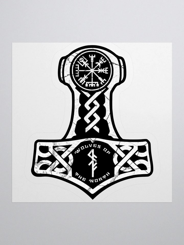 Wolves of the North Mjölnir sticker product image (1)