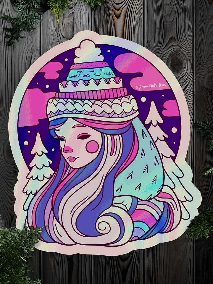 Aurora | 3D Holographic Kiss-Cut Sticker product image (1)