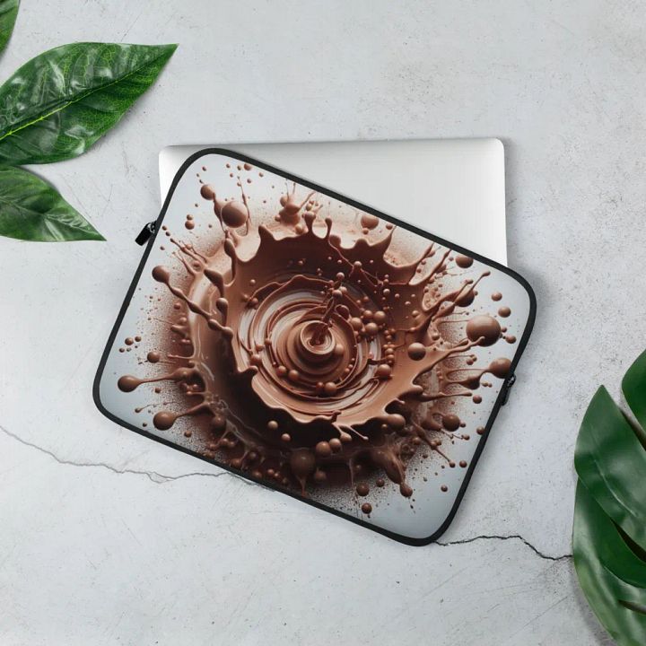 Chocolate Splash Laptop Sleeve product image (2)