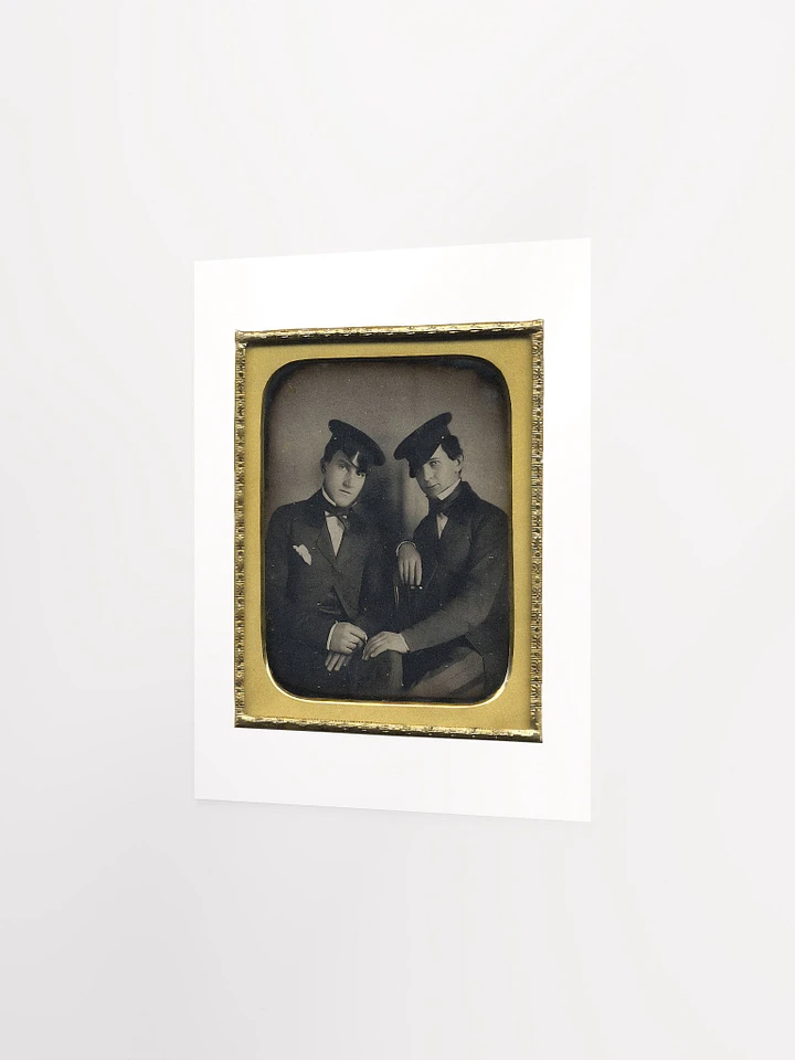Two Gents in Caps - Print product image (2)