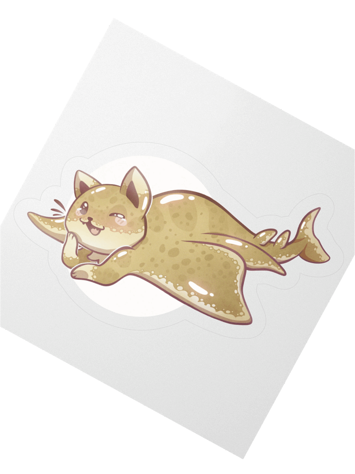 CATSHARK - Angelshark - sticker product image (2)