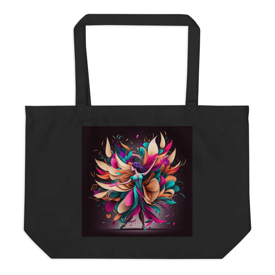 Carry Art & Sustainability: Floral Dance Eco-Tote product image (1)