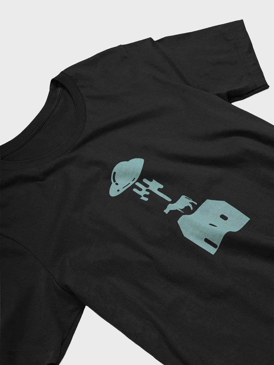"Minimalist UFO UFO cow" t-shirt product image (3)