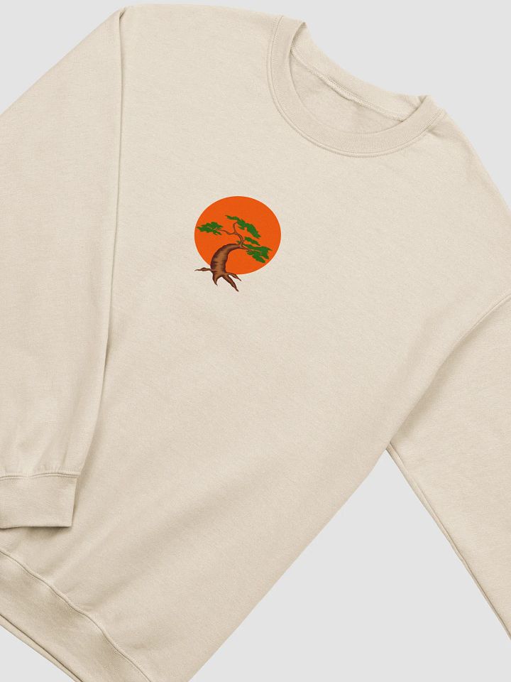 Curved Bonsai Tree Crewneck Sweatshirt product image (2)