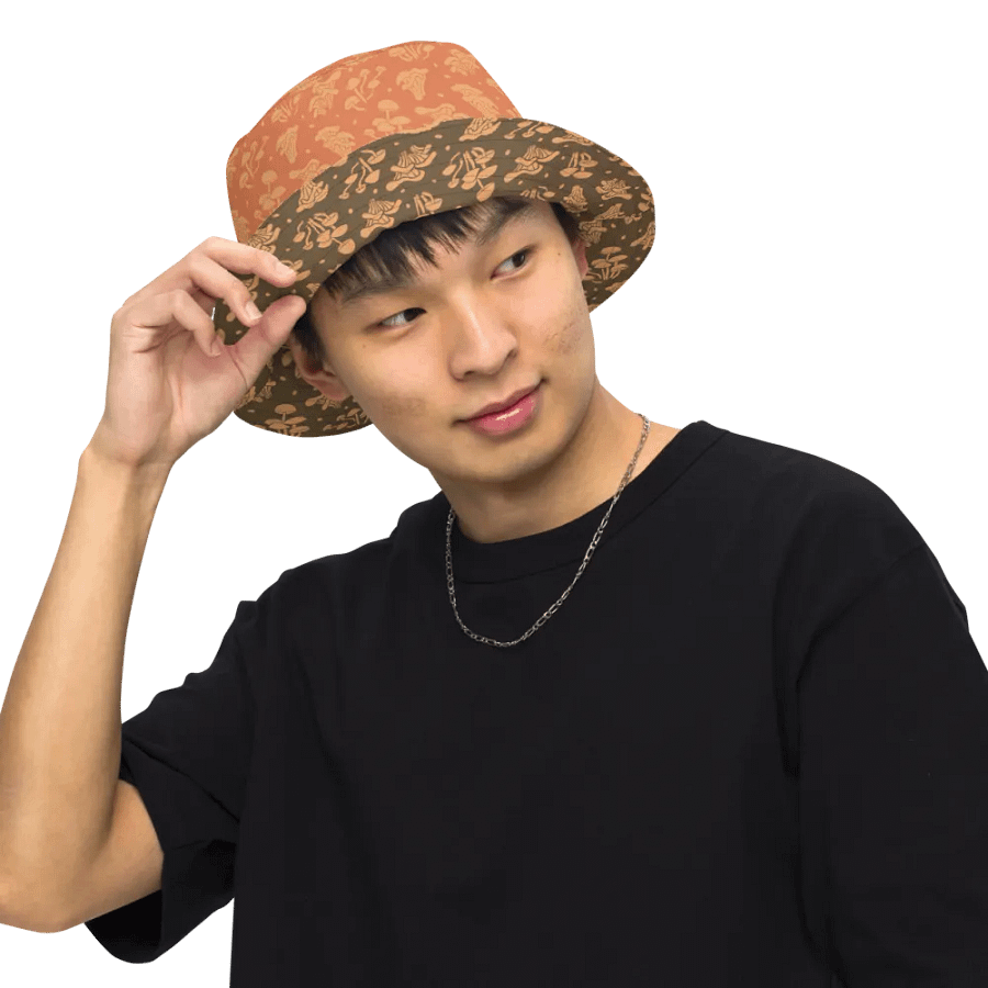 Mushroom Cluster Reversible Bucket Hat product image (4)