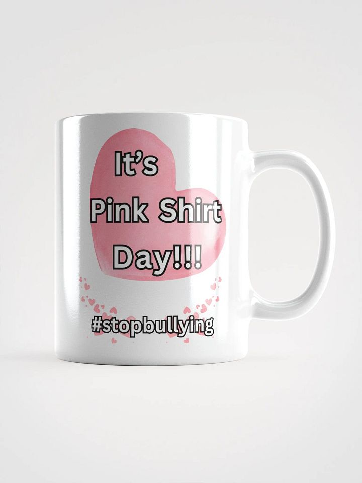 Pink Shirt Day Heart Mug product image (1)