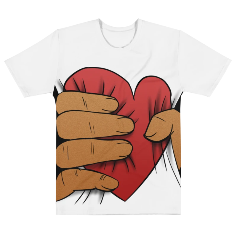 Big Heart Squeeze (white shirt / brown skin tone) product image (1)