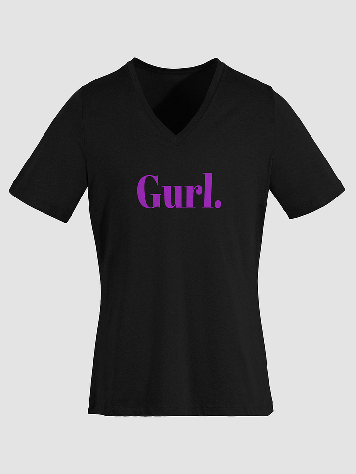 Gurl Relaxed V-Neck Tee - Lavender product image (1)