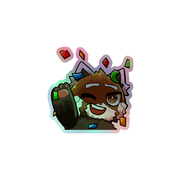 Holographic Celebrate Sticker product image (1)