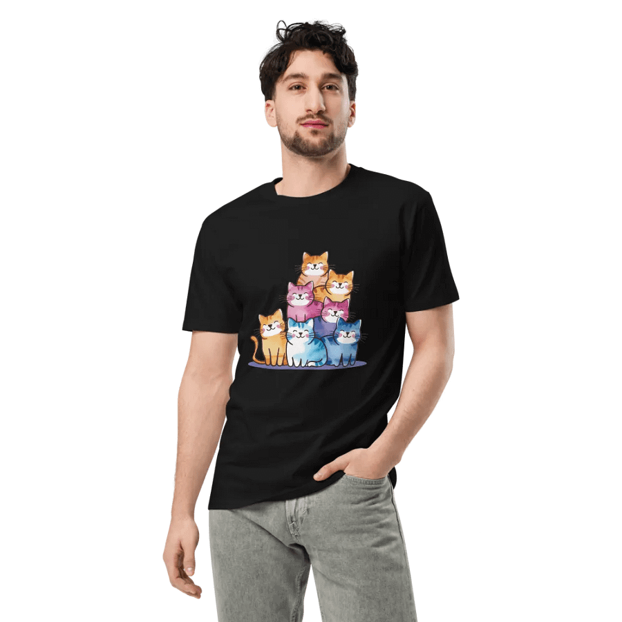 Stack of Smiles AS Colour Unisex Premium T-Shirt product image (6)