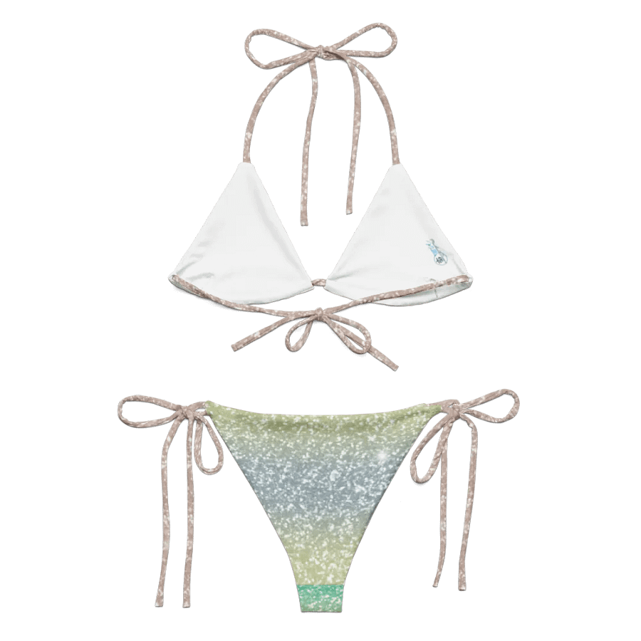 Glitter Unicorn Texture Design String Bikini (1) product image (2)
