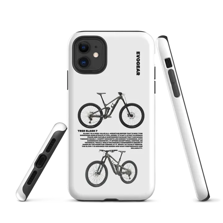 White Slash 7 iPhone Case product image (1)