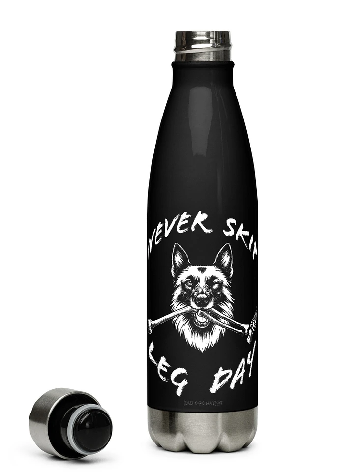 Never Skip Leg Day - Stainless Steel Water Bottle product image (2)