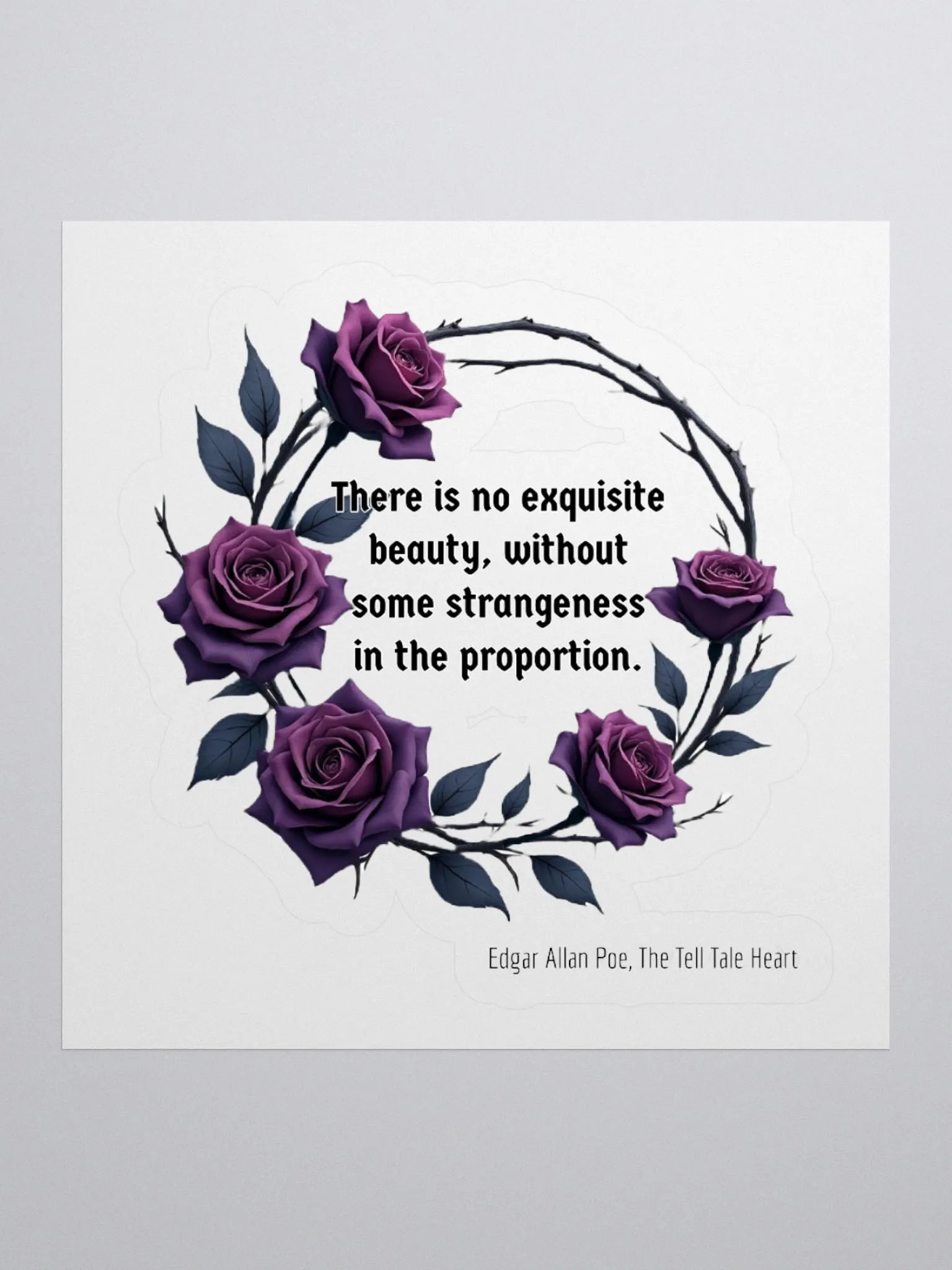 Exquisite Beauty Without Strangeness Poe Sticker product image (1)