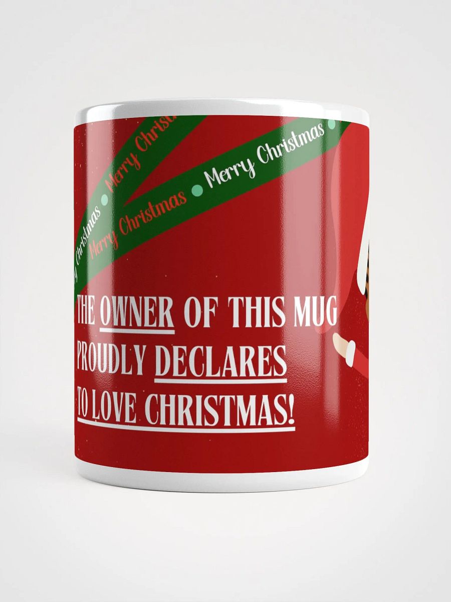 "Christmas Cheer Mug – Proud to Love Christmas!" product image (5)