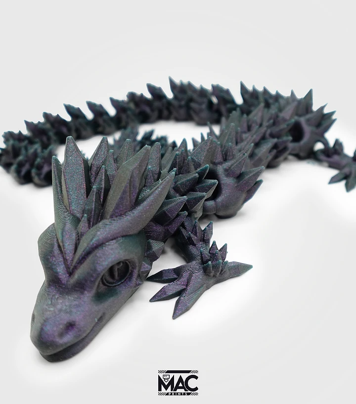 Indigo Sparkle Articulating Dragon Version Two product image (1)