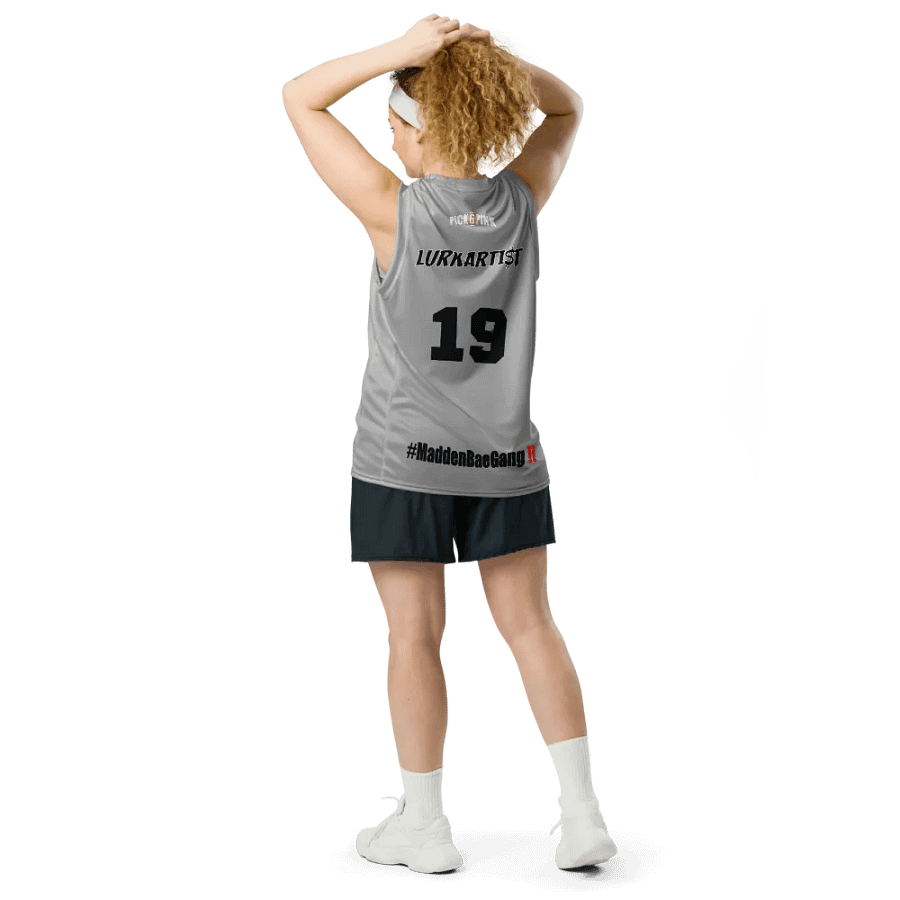 Madden Bae Jersey 👨‍🎨 (Gray + Black Logo) product image (11)