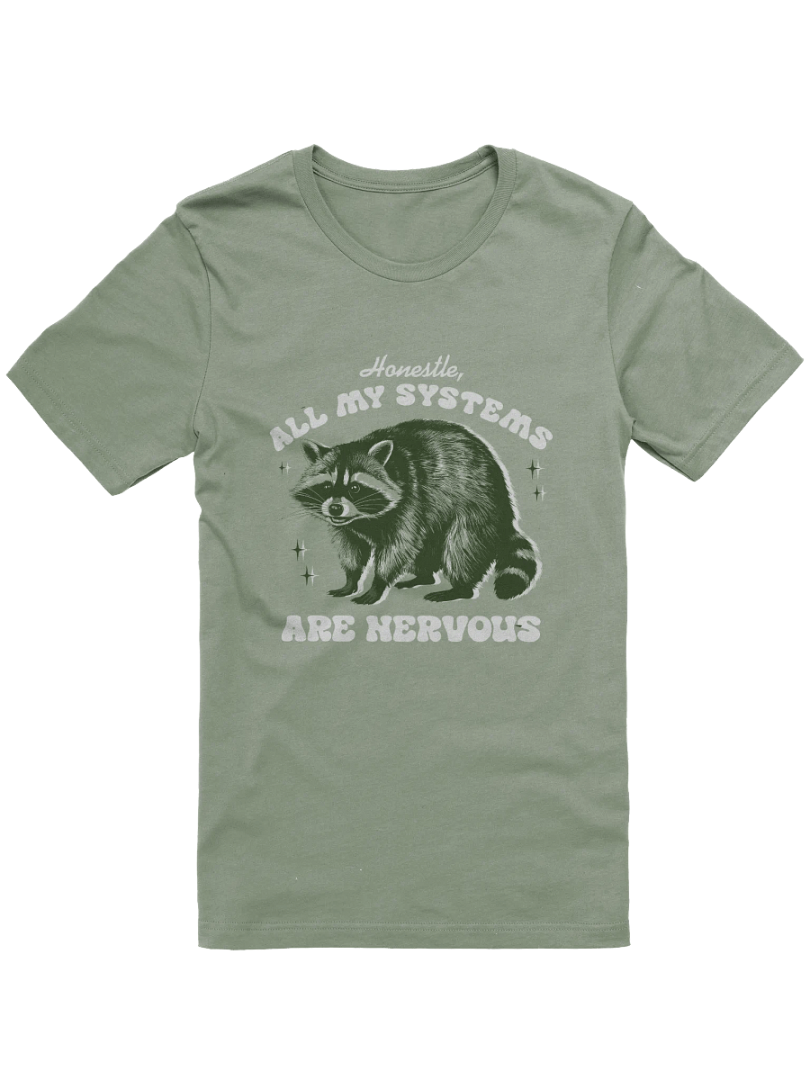 Nervous Raccoon Graphic Tee product image (1)