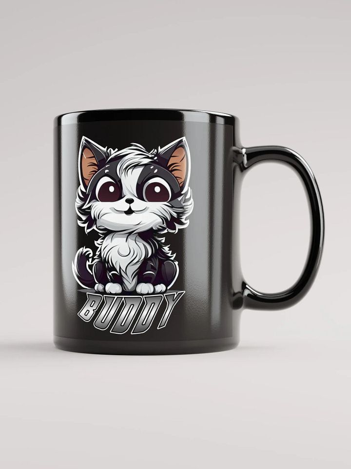 Buddy Nation Black Glossy Mug product image (2)
