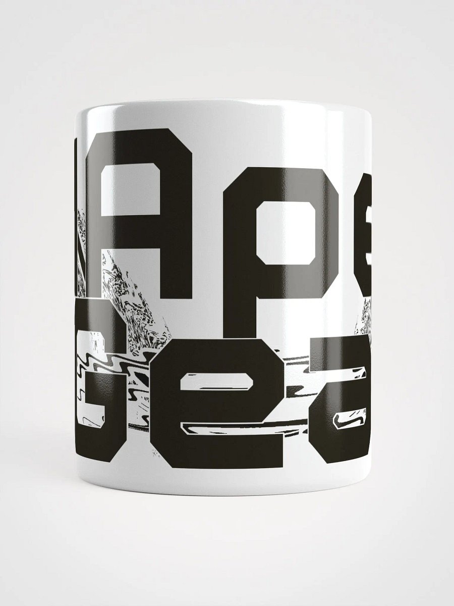 Black HApex Gear Black Logo White Glossy Mug by Mugz product image (5)