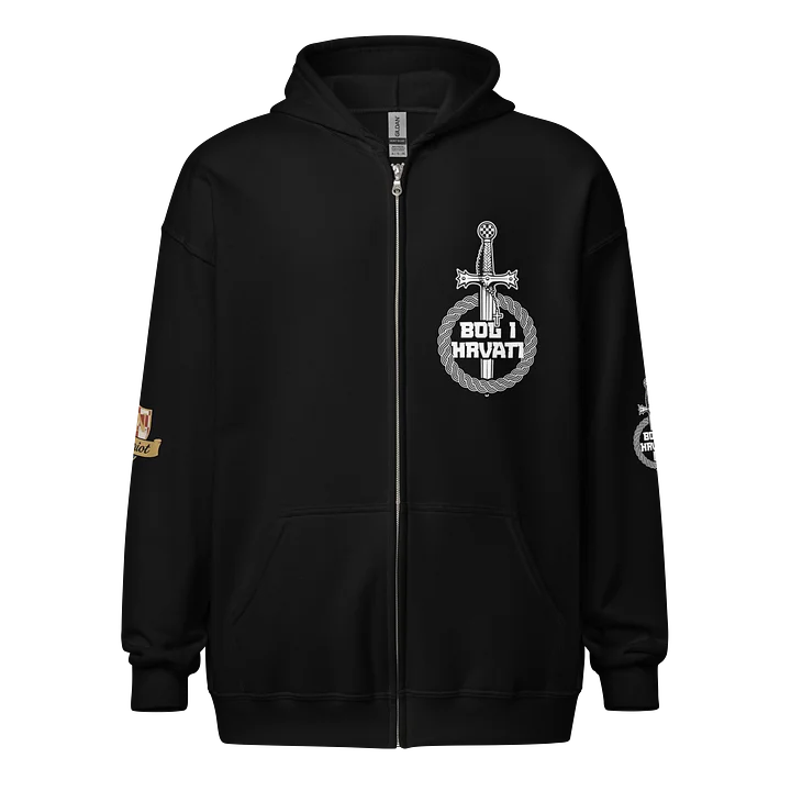 Warrior's Crest Zip Hoodie product image (1)