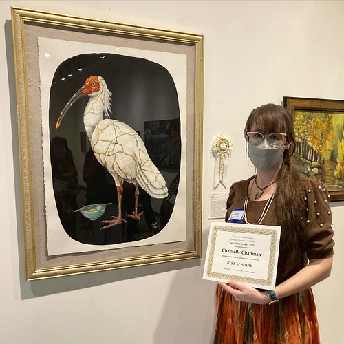I am just SO thrilled and honored—this afternoon, ‘Restoration’ was awarded Best of Show at the @rockmart_arts national jurie...
