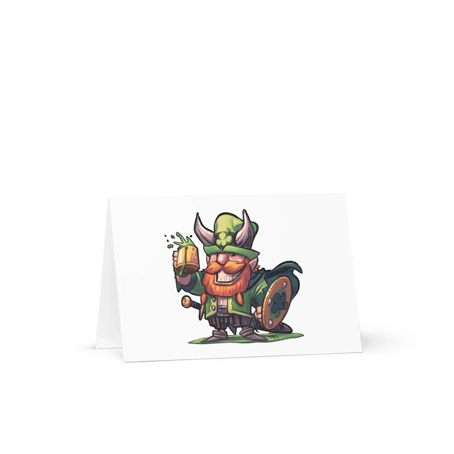 St. Paddy viking greeting card product image (19)