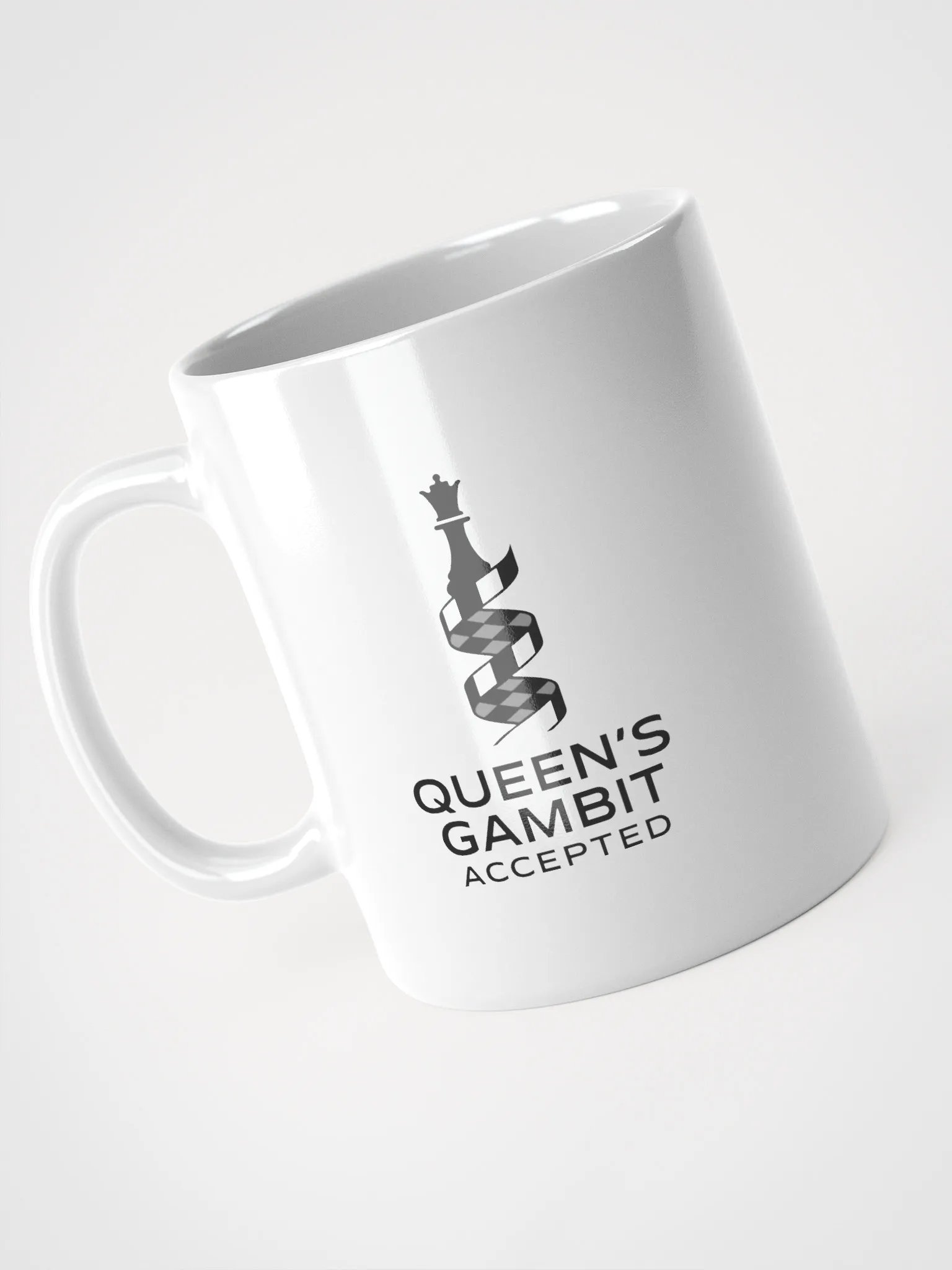 Queen's Gambit Accepted - White Glossy Mug product image (7)