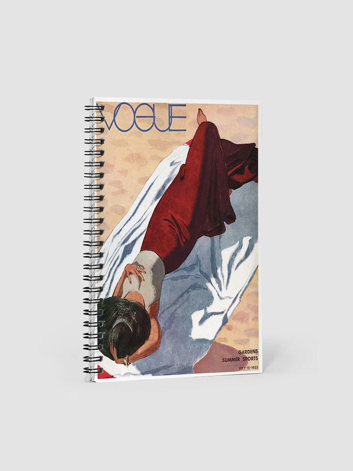 Vintage Vogue 1933 Spiral Notebook product image (1)