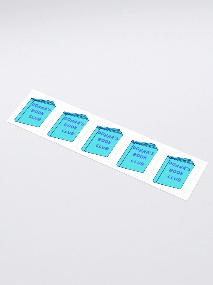 Donna's Book Club Kiss Cut Stickers (Set of 5) product image (1)