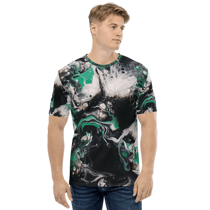 Green Waves - Vivid Expression All-Over Print Tee product image (2)