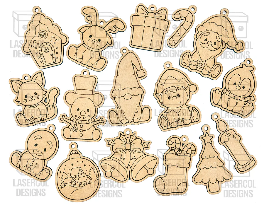Christmas Ornaments - Laser Cut Files product image (2)