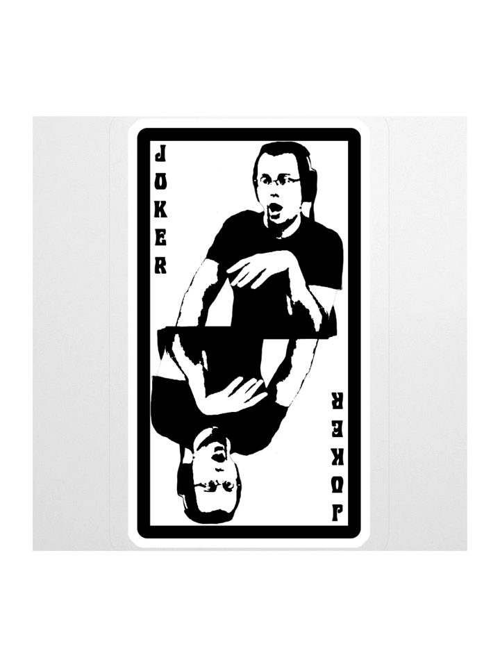 Joker's Wild Vinyl Sticker product image (1)