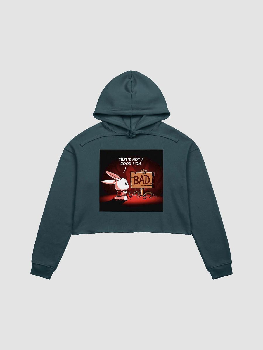 Funny Cute Rabbit Cropped Hoodie product image (4)