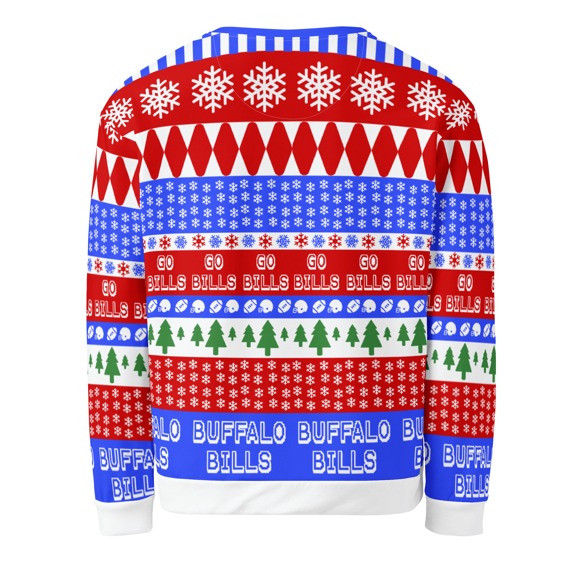 UGLY CHRISTMAS Sweatshirt GO BILLS SB WISH product image (2)
