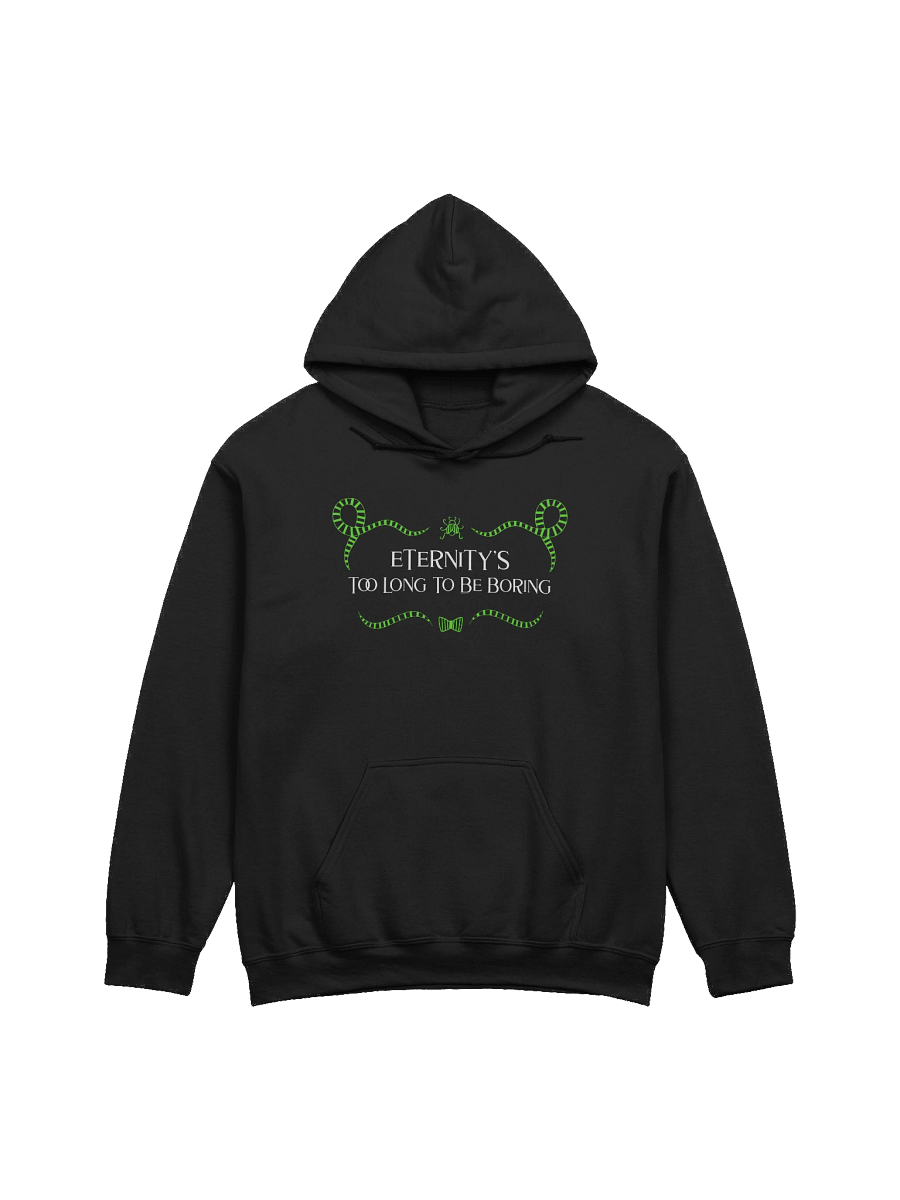 [UM Designs] Too Long To Be Boring - Unisex Pullover Graphic Hoodie [black letters] product image (1)
