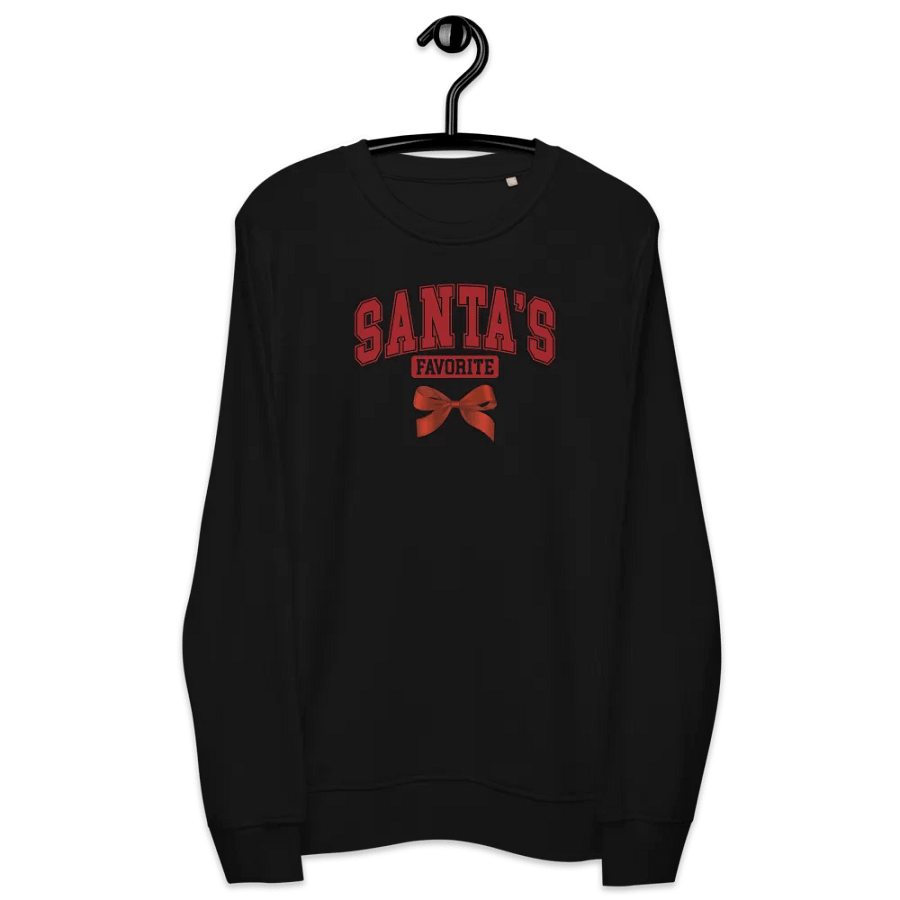 Santa's Favorite Organic Sweatshirt product image (4)