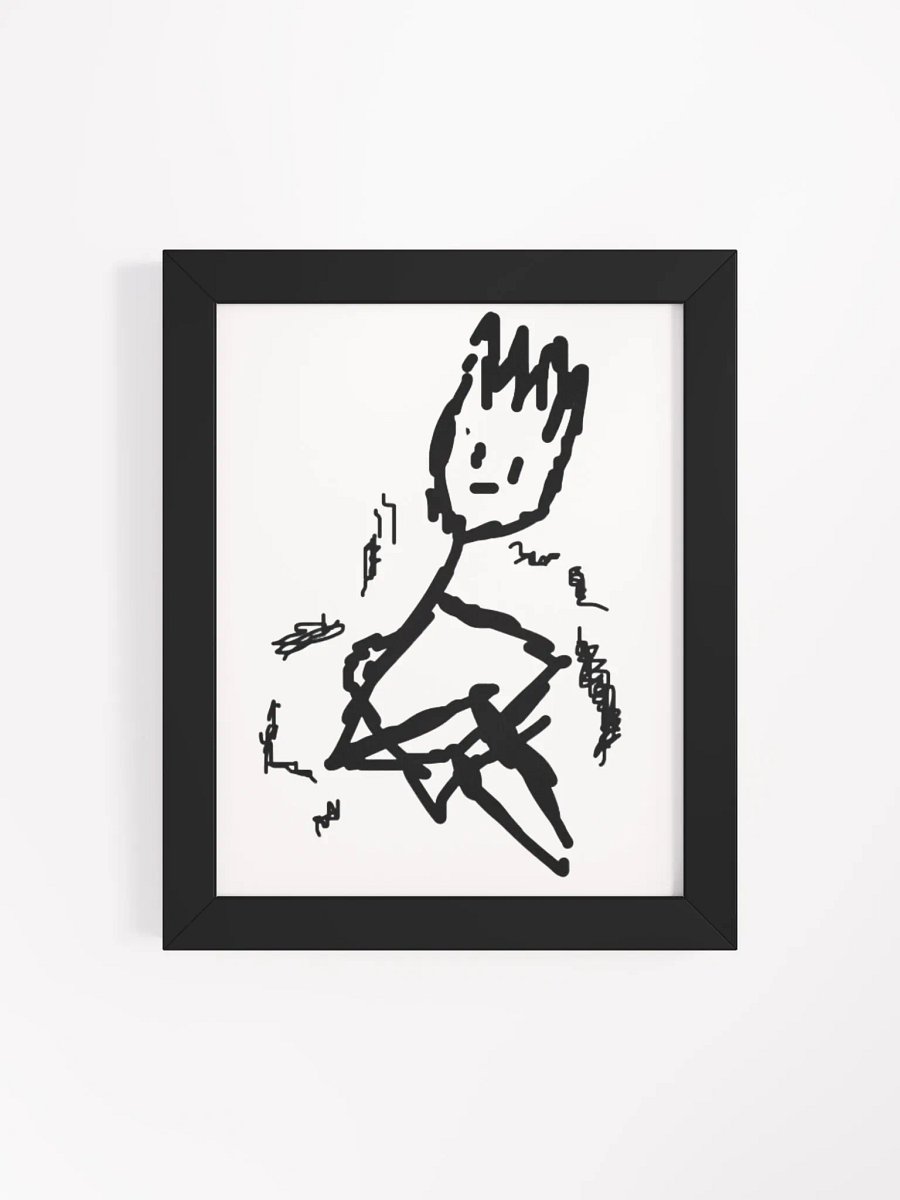 NEVER COMFORTABLE FRAMED POSTER - V.2 product image (4)