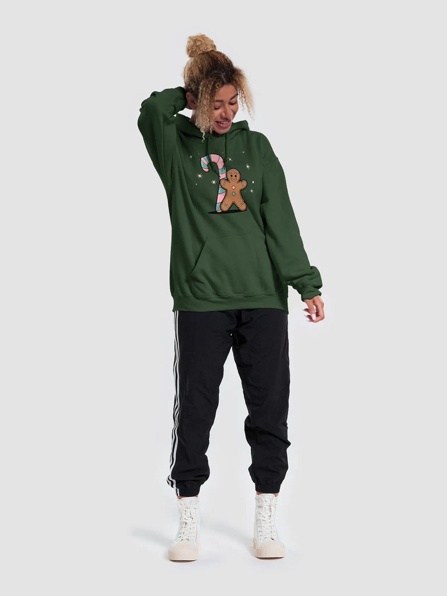 Festive Candy Cane and Gingerbread Man classic Hoodie product image (31)