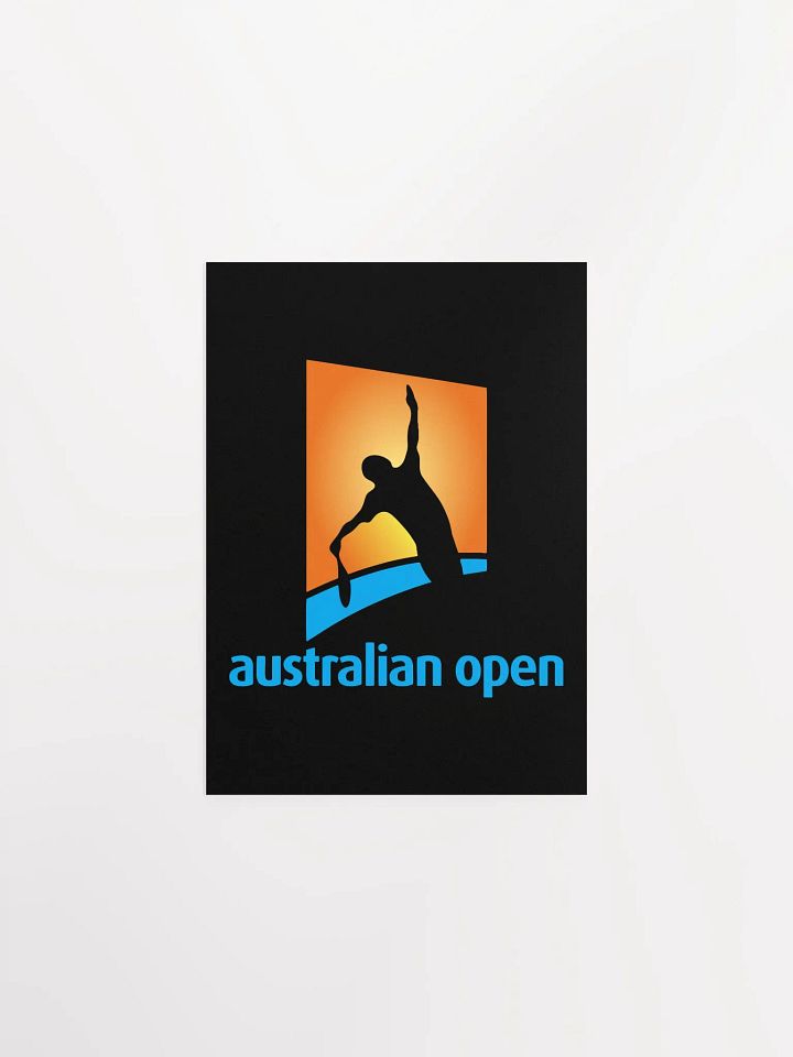 Australian open Tennis Silhouette Poster product image (7)