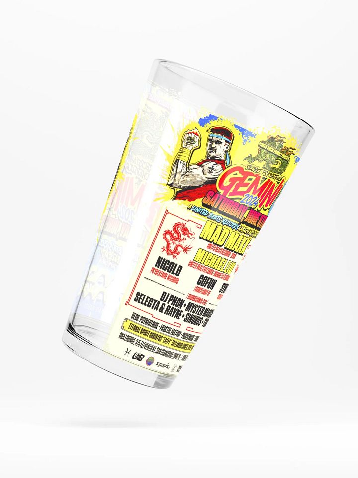 Gemini 2024 Shaker Pint Glass product image (2)