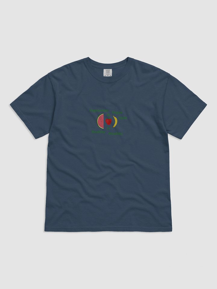 Green & Fresh Vegetarian Style T-Shirt product image (1)