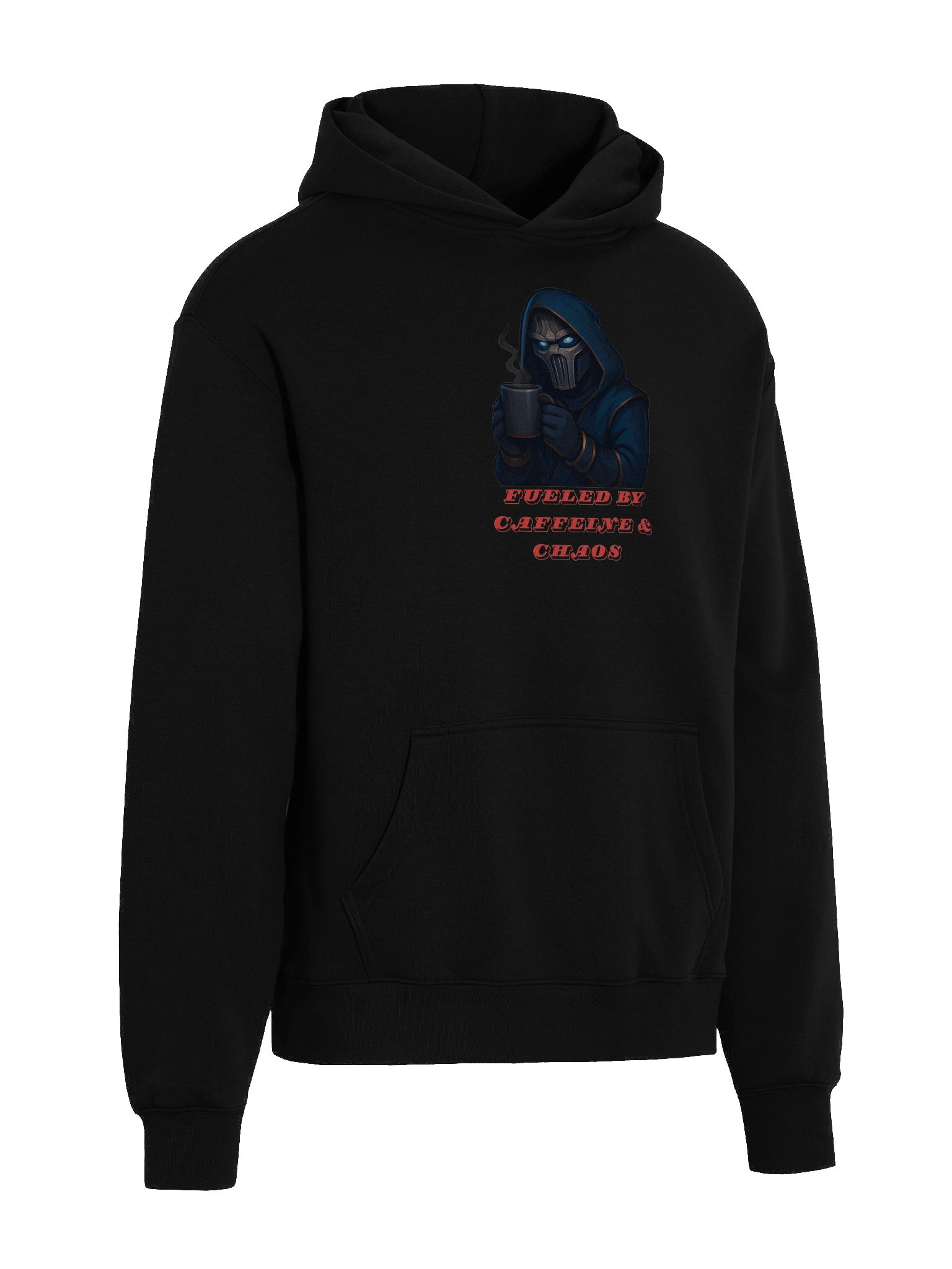 Multi Colored Fueled by Caffeine and Chaos Hoodie product image (14)