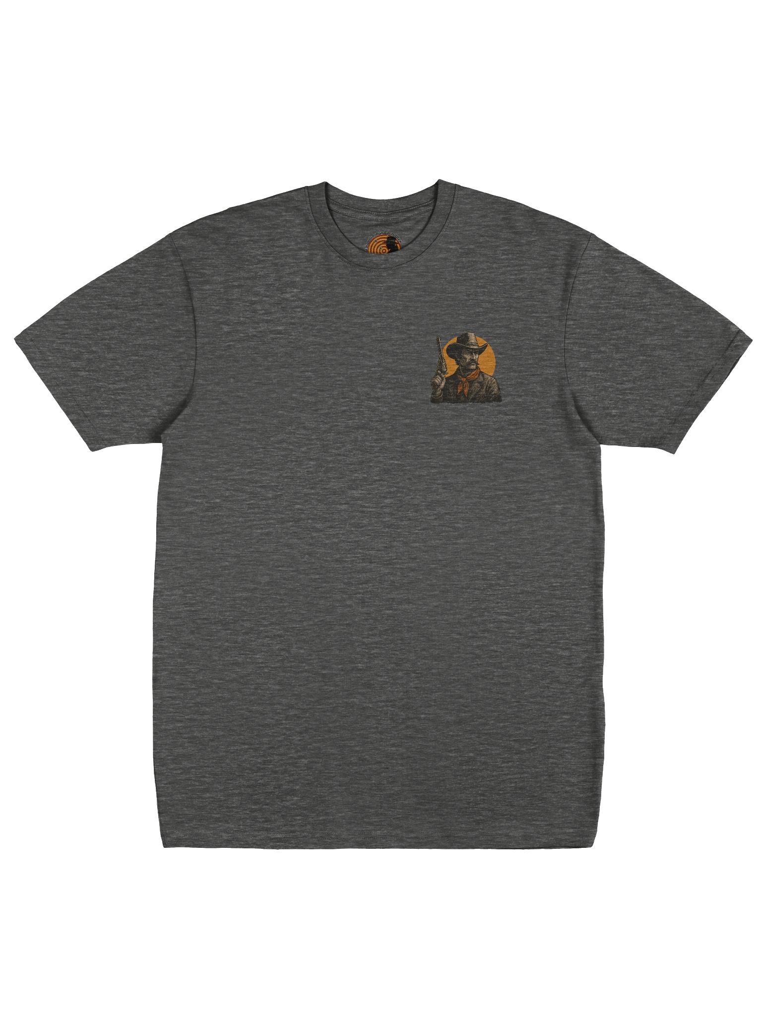 T-shirt premium épais “Cowboy & Soleil” – Édition La Poudre Noire product image (6)